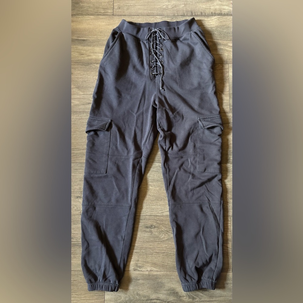 Lace-up Sweat Pants
